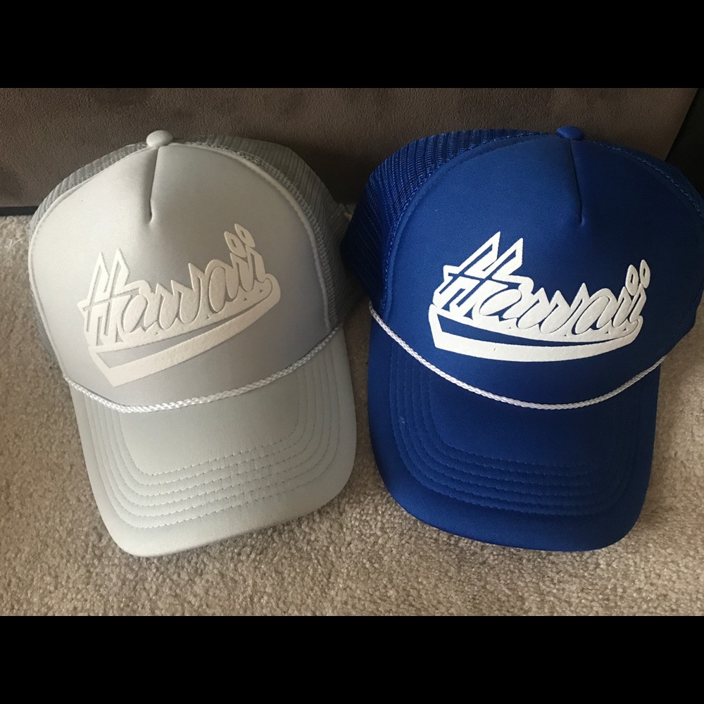 SOLD- men's trucker hat adjustable one size,